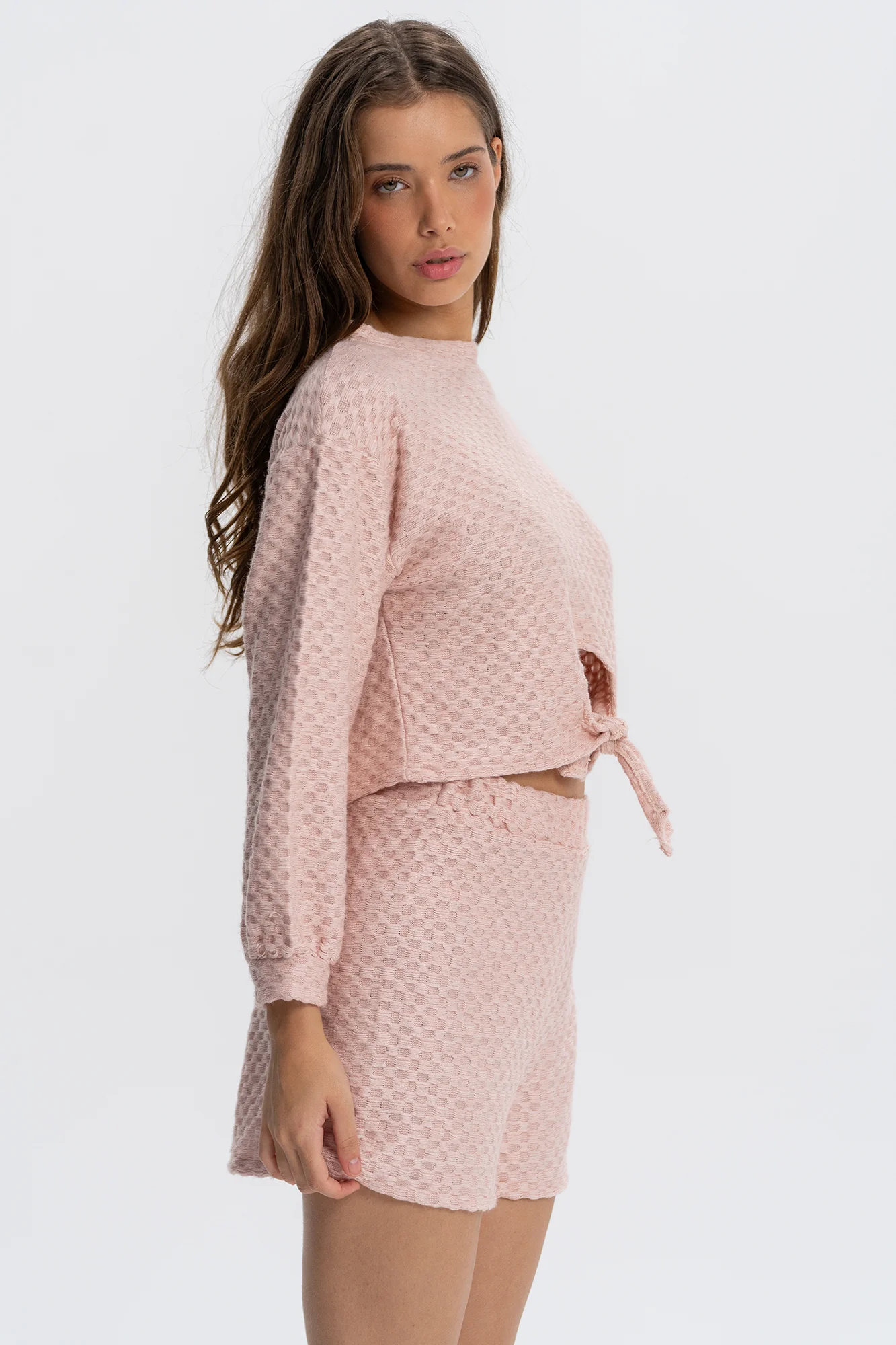 PINK LOUNGEWEAR SWEATSHIRT - Image 3
