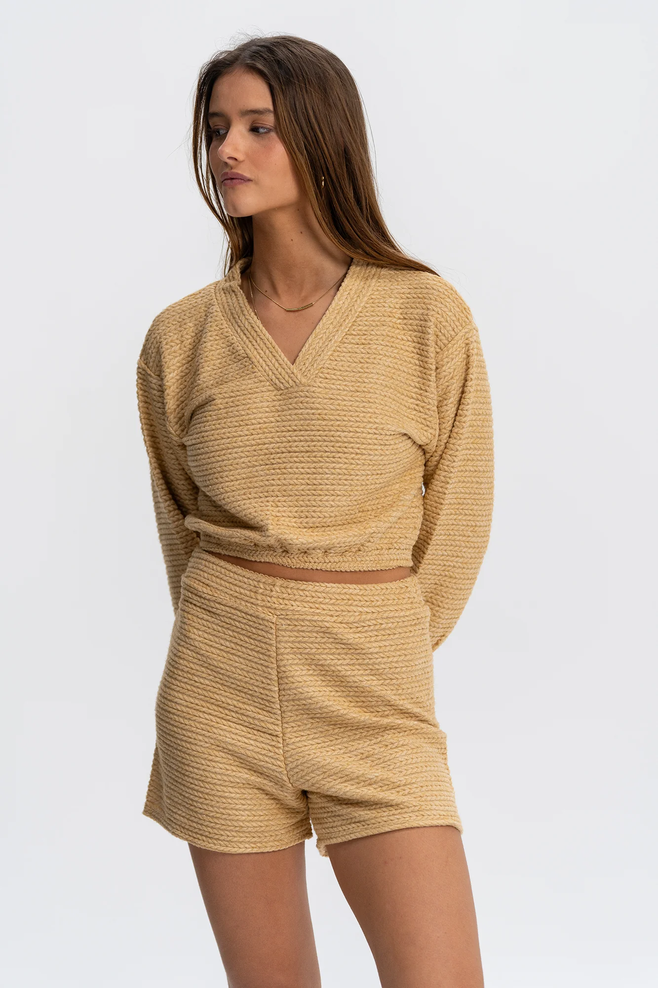 YELLOW LOUNGEWEAR SWEATSHIRT - Image 3